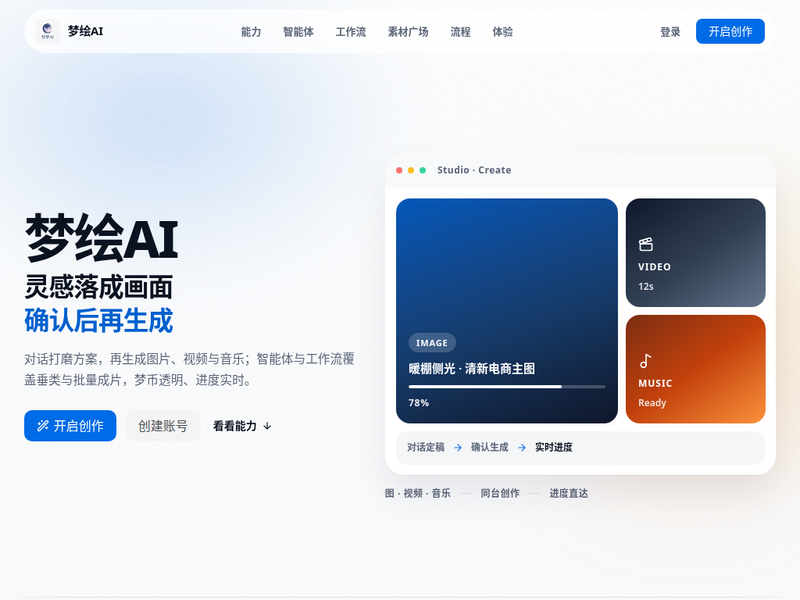 梦绘AI站点缩略图