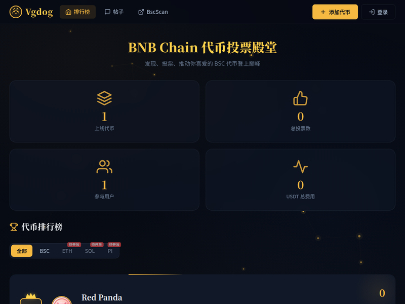 B NB Chain代币投票殿堂站点缩略图